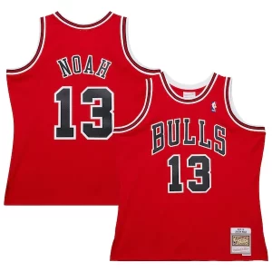Classico Accattivante Joakim Noah Chicago Bulls 2013/14 Hardwood Classics Swingman Jersey Red  per i Fan Veri