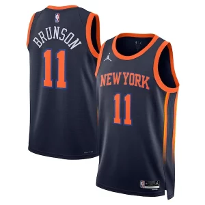 Fantastico Elegante Fascinante Jalen Brunson New York Knicks Jordan Brand Unisex Swingman Player Jersey Statement Edition Navy  per i Fan Veri