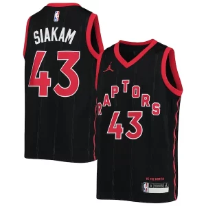 Fantastico Resistente Pascal Siakam Toronto Raptors Jordan Brand Youth 2020/21 Swingman Jersey Statement Edition Black  per i Fan Veri