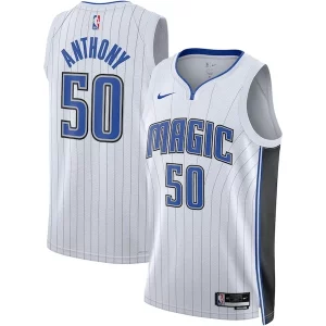 Pratico Fantastico Delizioso Cole Anthony Orlando Magic Nike Unisex Swingman Jersey Association Edition White/Black  per i Fan Veri