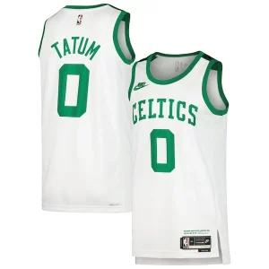 Eccezionale Jayson Tatum Boston Celtics Nike Swingman Player Jersey Classic Edition White  per i Fan Veri