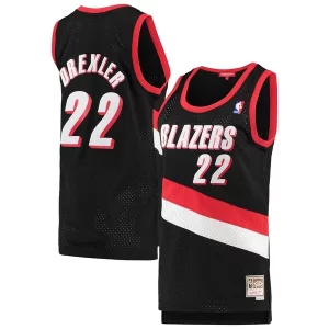 Stupendo Comodo Clyde Drexler Portland Trail Blazers Women's 1991/92 Hardwood Classics Swingman Jersey Black  per i Fan Veri