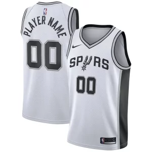 Lussuoso Gorgeous San Antonio Spurs Nike 2020/21 Swingman Custom Jersey Association Edition White  per i Fan Veri