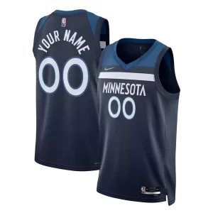Stupendo Attraente Pratico Minnesota Timberwolves Nike 2021/22 Diamond Swingman Custom Jersey Icon Edition Navy  per i Fan Veri