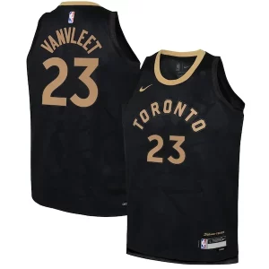 Bellissimo Elegante Classico Fred VanVleet Toronto Raptors Nike Youth 2022/23 Swingman Jersey City Edition Black  per i Fan Veri