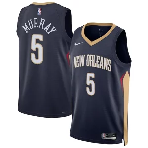 Attraente Resistente Elegante Dejounte Murray New Orleans Pelicans Nike Unisex 2024 Offseason Addition Nike Swingman Jersey Navy  per i Fan Veri