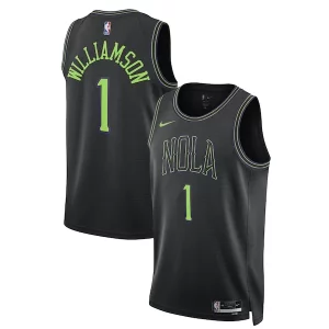Splendido Zion Williamson New Orleans Pelicans Nike Unisex 2023/24 Swingman Jersey Black City Edition  per i Fan Veri