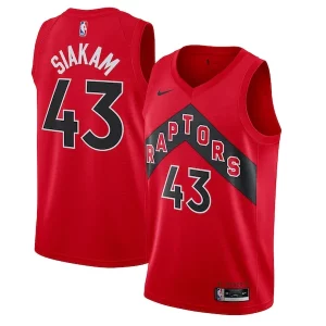 Moderno Pascal Siakam Toronto Raptors Nike 2020/21 Icon Swingman Jersey Red  per i Fan Veri