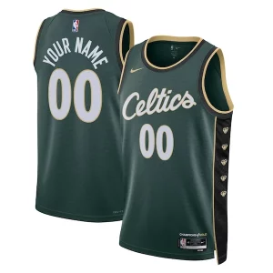 Resistente Eccezionale Comodo Boston Celtics Nike Unisex 2022/23 Swingman Custom Jersey City Edition Kelly Green  per i Fan Veri