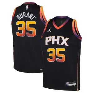 Prestigioso Lussuoso Kevin Durant Phoenix Suns Jordan Brand Youth 2022/23 Swingman Jersey Statement Edition Black  per i Fan Veri