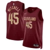 Carino Pratico Donovan Mitchell Cleveland Cavaliers Nike Unisex Swingman Jersey Icon Edition Wine/White  per i Fan Veri