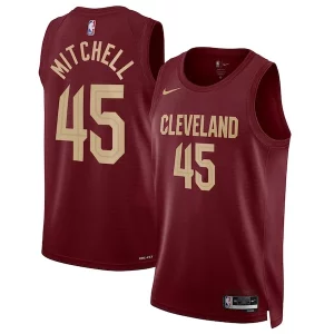 Carino Pratico Donovan Mitchell Cleveland Cavaliers Nike Unisex Swingman Jersey Icon Edition Wine/White  per i Fan Veri