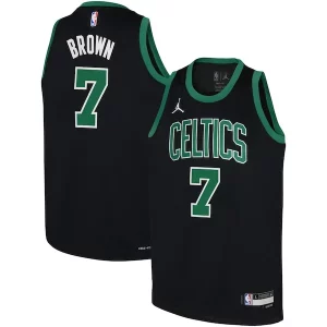 Stupendo Classico Jaylen Brown Boston Celtics Jordan Brand Youth Swingman Jersey Statement Edition Black  per i Fan Veri