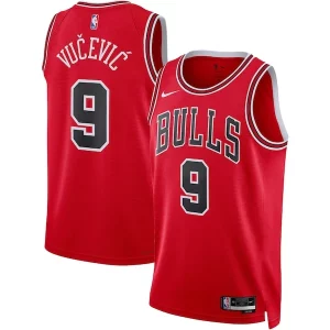 Comodo Elegante Moderno Nikola Vucevic Chicago Bulls Nike Unisex Swingman Jersey Icon Edition Red  per i Fan Veri