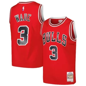 Pratico Trendy Attraente Dwyane Wade Chicago Bulls 2016/17 Hardwood Classics Swingman Jersey Red  per i Fan Veri
