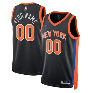 Robusto Meraviglioso New York Knicks Nike Unisex 2022/23 Swingman Custom Jersey City Edition Black  per i Fan Veri