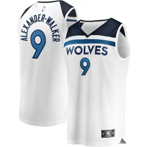 Cool Nickeil Alexander Walker Minnesota Timberwolves Youth Fast Break Replica Player Jersey Association Edition White  per i Fan Veri