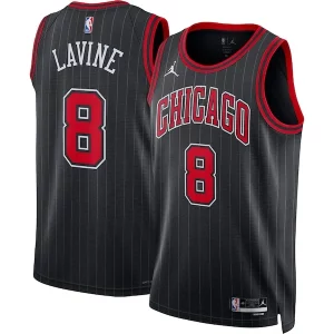 Delizioso Robusto Zach LaVine Chicago Bulls Jordan Brand Unisex Swingman Jersey Statement Edition Black  per i Fan Veri