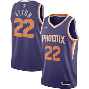 Fantastico Robusto Versatile Deandre Ayton Phoenix Suns Nike 2020/21 Swingman Player Jersey Icon Edition Purple  per i Fan Veri