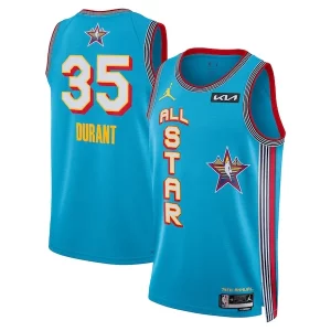 Versatile Kevin Durant Jordan Brand Unisex 2025 NBA All Star Game Swingman Player Jersey Light Blue  per i Fan Veri