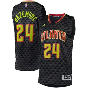Comodo Raffinato Kent Bazemore Atlanta Hawks adidas Swingman Jersey Charcoal  per i Fan Veri