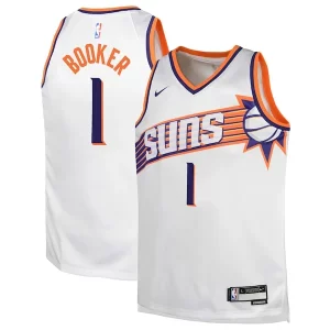 Magnifico Classico Resistente Devin Booker Phoenix Suns Nike Youth Swingman Jersey Association Edition White  per i Fan Veri