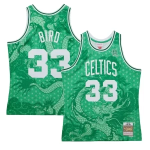 Comodo Bellissimo Pratico Larry Bird Boston Celtics 1985/86 Hardwood Classics Asian Heritage 6.0 Swingman Throwback Player Jersey Kelly Green  per i Fan Veri