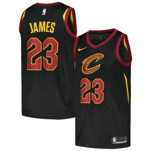 Classico Robusto LeBron James Cleveland Cavaliers Nike Swingman Player Jersey Statement Edition Black  per i Fan Veri