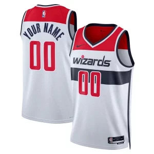 Stupendo Washington Wizards Nike Unisex Swingman Custom Jersey White Association Edition  per i Fan Veri