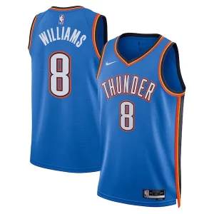 Pratico Jalen Williams Oklahoma City Thunder Nike Unisex Swingman Replica Jersey Icon Edition Blue  per i Fan Veri