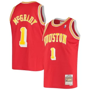 Fantastico Comodo Gorgeous Tracy McGrady Houston Rockets 2001/02 Hardwood Classics Swingman Jersey Red  per i Fan Veri