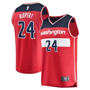 Attraente Corey Kispert Washington Wizards Youth Fast Break Replica Player Jersey Icon Edition Red  per i Fan Veri