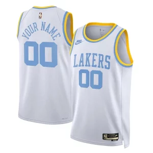 Pratico Lussuoso Los Angeles Lakers Nike Unisex 2022/23 Custom Swingman Jersey Classic Edition White  per i Fan Veri