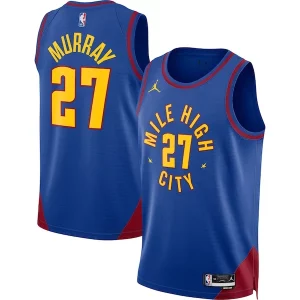 Accattivante Lussuoso Jamal Murray Denver Nuggets Jordan Brand Unisex Swingman Jersey Statement Edition Blue  per i Fan Veri
