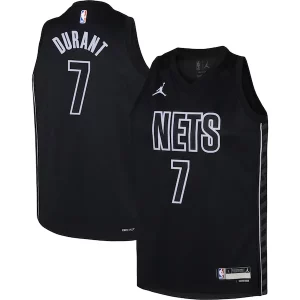 Cool Kevin Durant Brooklyn Nets Jordan Brand Youth Swingman Jersey Statement Edition Black  per i Fan Veri