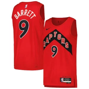 Trendy RJ Barrett Toronto Raptors Nike Unisex Swingman Player Jersey Icon Edition Red  per i Fan Veri