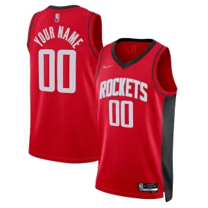 Prestigioso Houston Rockets Nike 2021/22 Diamond Swingman Custom Jersey Icon Edition Red  per i Fan Veri