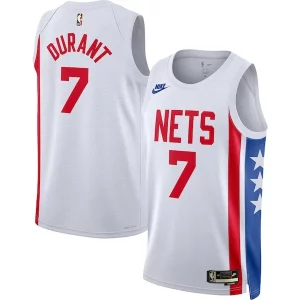 Comodo Kevin Durant Brooklyn Nets Nike Swingman Jersey Classic Edition White  per i Fan Veri